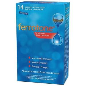 Schwabe Pharma Italia Ferrotone 14 Bustine Da 20 Ml