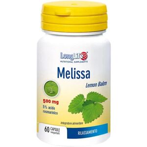 Longlife Melissa Integratore Alimentare 500 Mg 60 Capsule