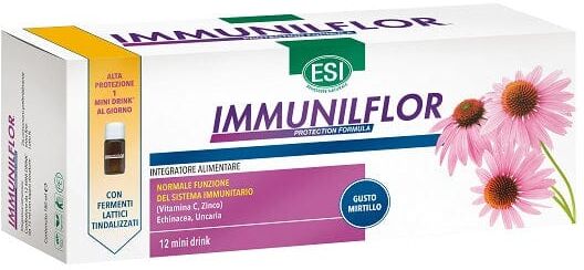 ESI Immunilflor 12 Mini Drink Da 15 Ml Gusto Mirtillo