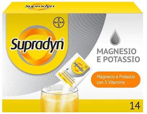 SUPRADYN Magnesio E Potassio 14 Bustine 56 g Gusto Arancia