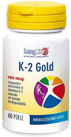 LONGLIFE K-2 Gold 100 Mcg 60 Perle