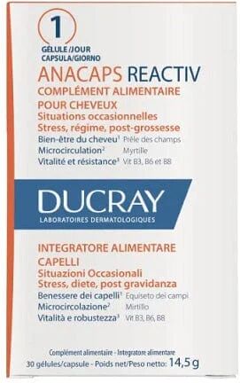 DUCRAY Anacaps Reactiv Caduta Capelli Occasionale 30 Capsule