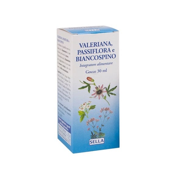 SELLA Valeriana Passiflora Biancospino Gocce 30 Ml