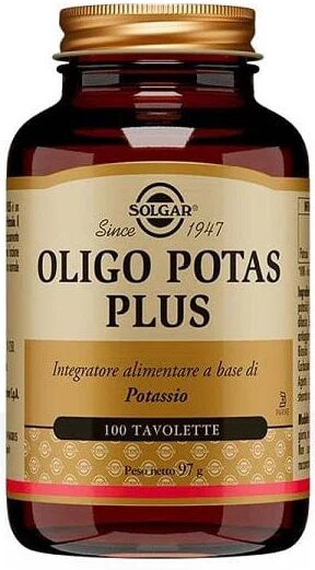 SOLGAR Oligo Potas Plus 100 Tavolette