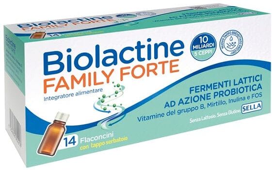 SELLA Biolactine Family Forte 10 Miliardi 14 Flaconcini