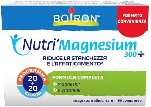 BOIRON Nutri'magnesium 300+ Integratore 160 Compresse