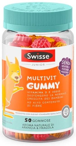 SWISSE Junior Multivitaminico Gummy 50 Caramelle Gommose