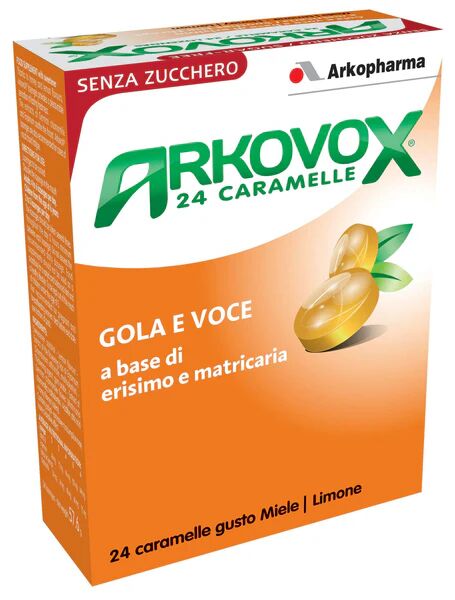 ARKOPHARMA Arkovox Gola e Voce Miele Limone 24 Caramelle