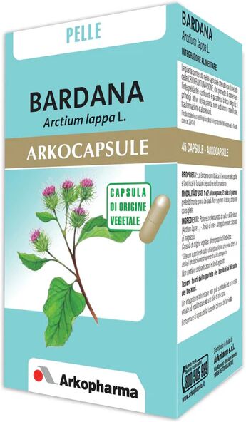 ARKOPHARMA Arkocapsule Bardana Integratore Alimentare 45 Capsule