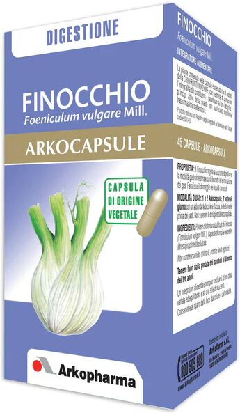 ARKOPHARMA Arkocapsule Finocchio Integratore Alimentare 45 Capsule