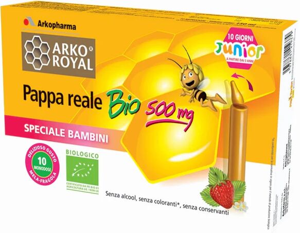 ARKOPHARMA Arko Royal Pappa Reale Bio Bambini 500 Mg 10 Fiale