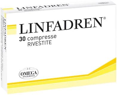 OMEGA PHARMA Linfadren Integratore Alimentare 30 Compresse