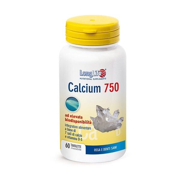 LONGLIFE Calcium 750 Mg 60 Tavolette