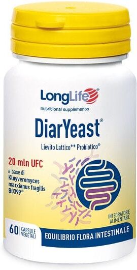 LONGLIFE Diaryeast 60 Capsule Vegetali