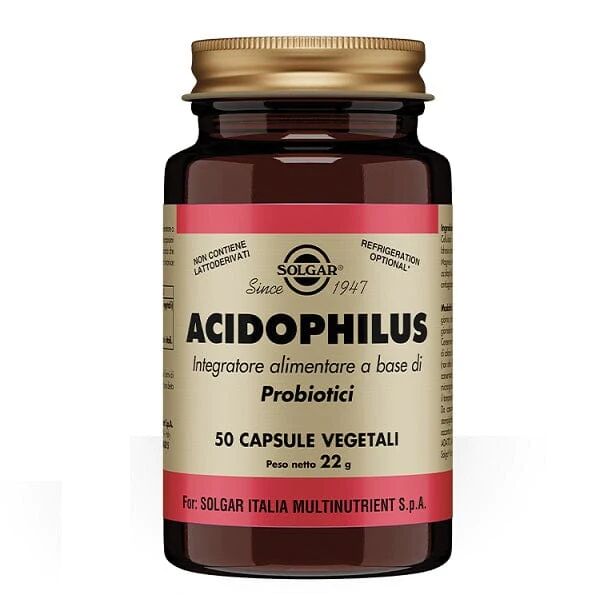 SOLGAR Acidophilus Probiotici 50 Capsule Vegetali