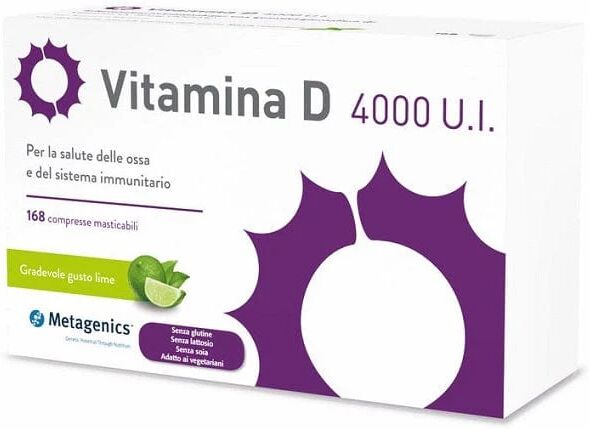 METAGENICS Vitamina D 4000 168 Compresse