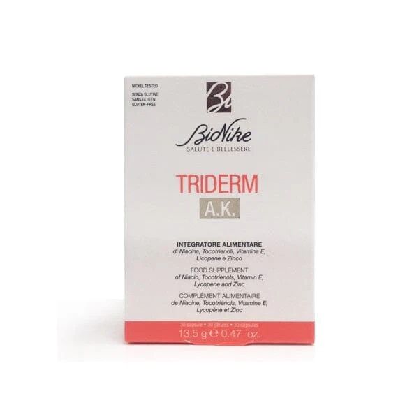 BIONIKE Triderm A.K. Integratore Alimentare 30 Capsule