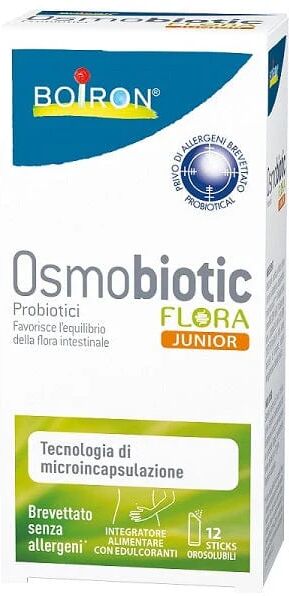 BOIRON Osmobiotic Flora Junior 12 Stick Orosolubili Da 1,6 g