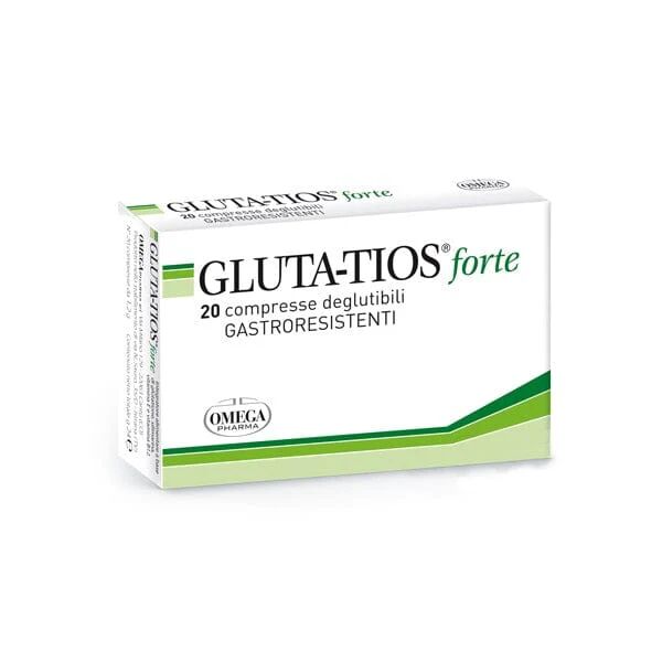 OMEGA PHARMA Gluta-tios Forte 20 Compresse