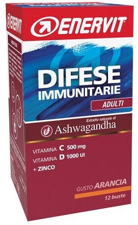 ENERVIT Difese Immunitarie Adulti Arancia 12 Bustine