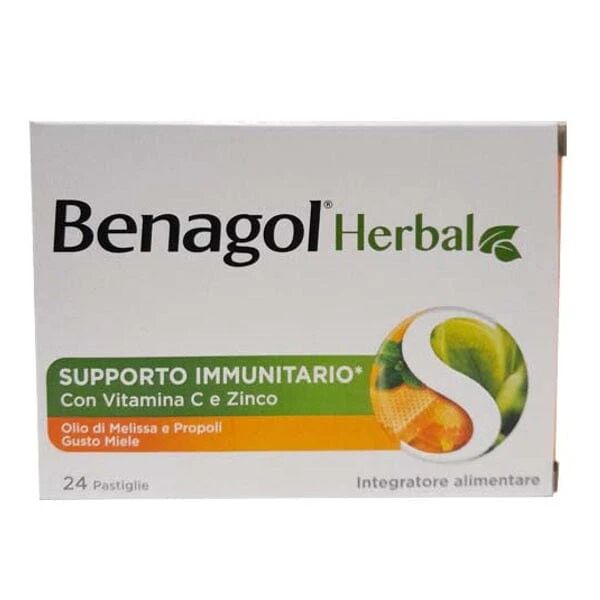 BENAGOL 24 Pastiglie Herbal Miele