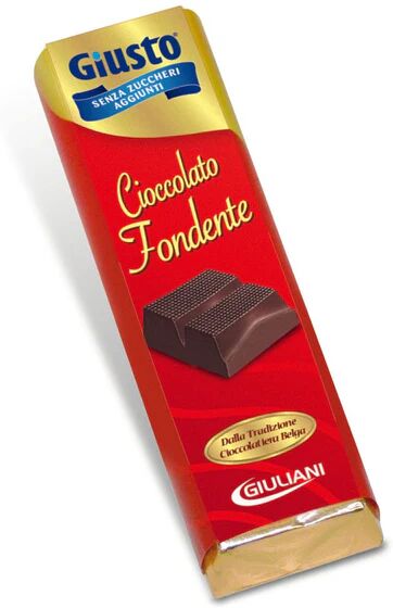 GIUSTO Senza Zucchero Cioccolato Fondente 42 g