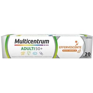 MULTICENTRUM Select 50+ 20 Compresse Effervescenti Gusto Arancia