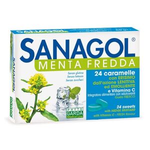 SANAGOL Menta Fredda 24 Caramelle