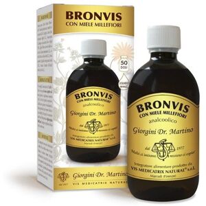 DR. GIORGINI Bronvis Con Miele Millefiori Analcolico 500 Ml