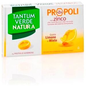 TANTUM VERDE Natura Propoli 15 Pastiglie Limone E Miele