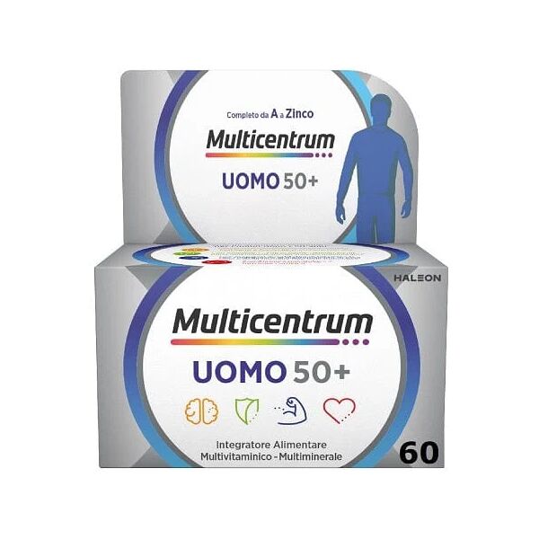 multicentrum uomo 50+ integratore alimentare 60 compresse