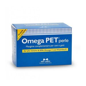 NBF LANES Omega Pet Mangime Complementare 60 Perle Cani e Gatti