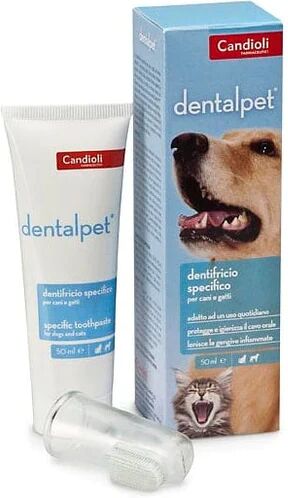 CANDIOLI Dentalpet Dentifricio Cane Gatto 50 Ml