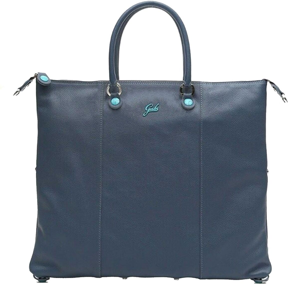 Gabs Borsa Donna a Mano con Tracolla  G3 Plus Trasformabile in Pelle Opaca Blu Notte Large