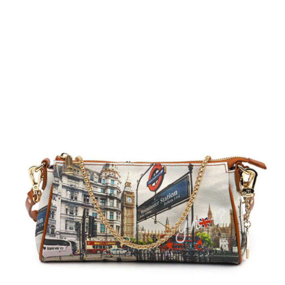 Y Not? Borsa Donna Y NOT Pochette con Tracolla YES-313 London Westminster Tube
