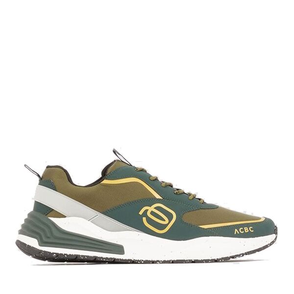 piquadro scarpe uomo sneakers in nylon riciclato verde sn5977c2o-40