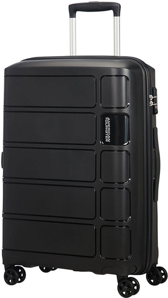 American Tourister Trolley Grande 77cm 4 Ruote 4,2kg Summer Splash Nero