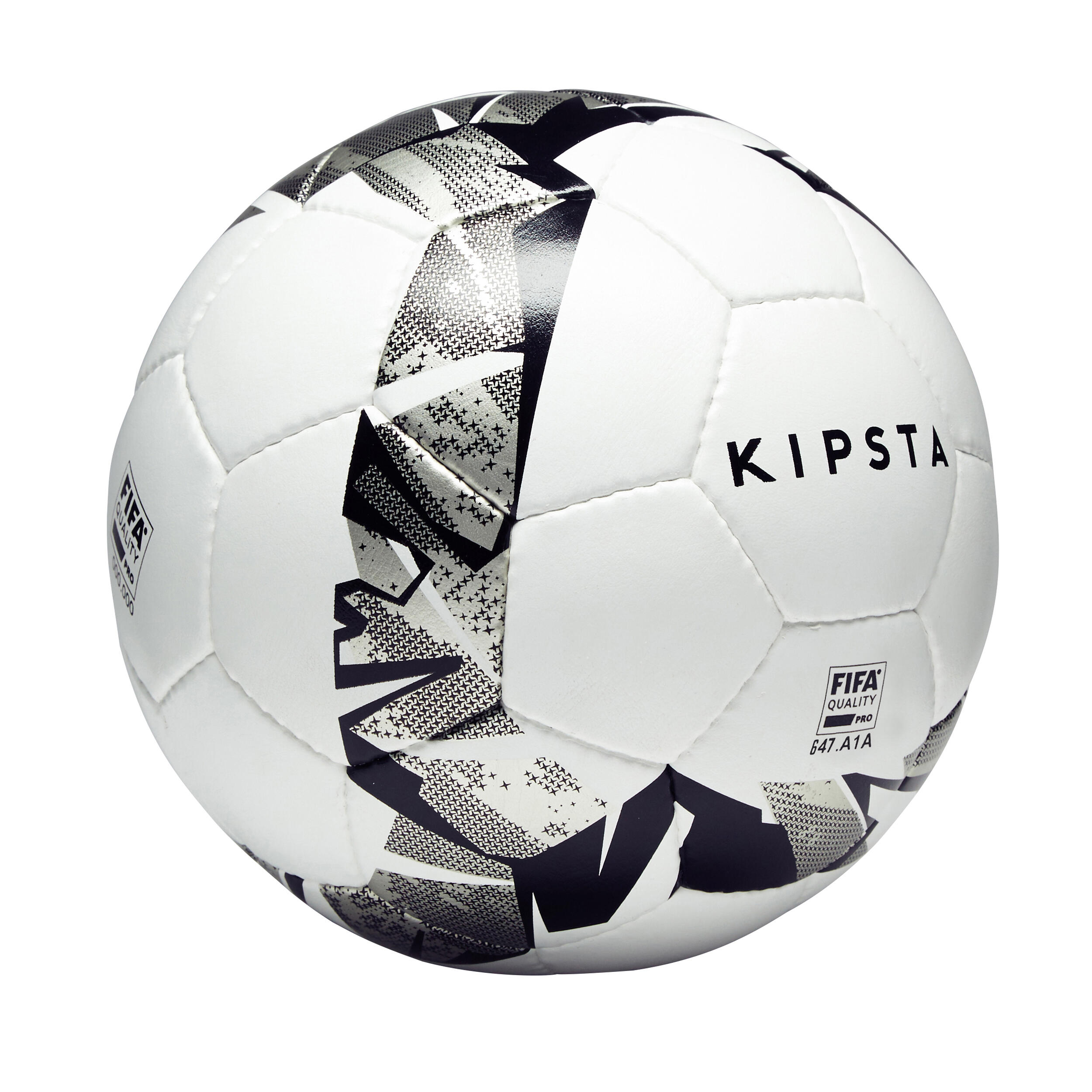 kipsta decathlon - pallone futsal fs900 63 cm bianco-grigio -