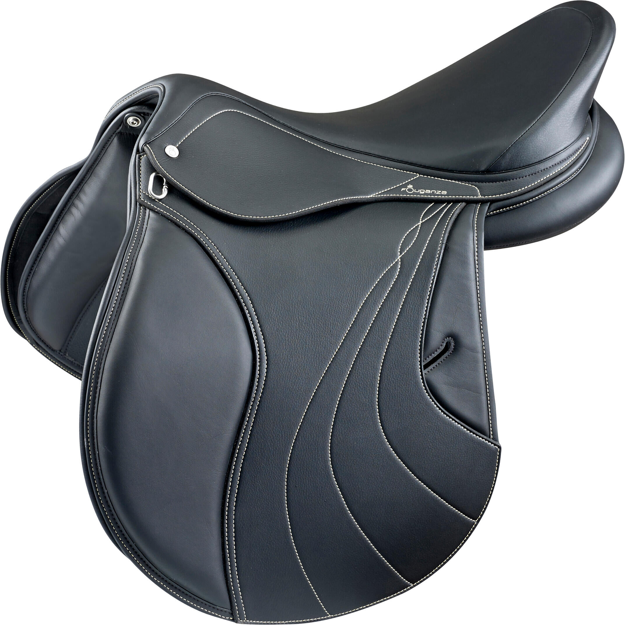 FOUGANZA Sella equitazione RIDE 17”5 cavallo nera FOUGANZA Sella equitazione RIDE 17”5 cavallo nera