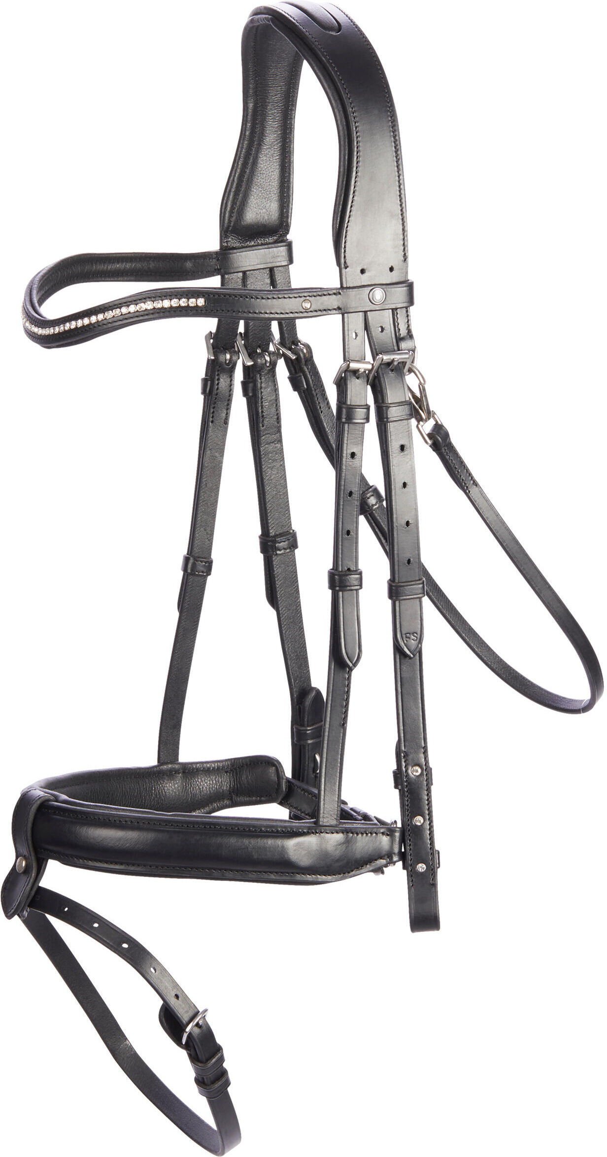 FOUGANZA Testiera equitazione 580 STRASS pony nera FOUGANZA Testiera equitazione 580 STRASS pony nera