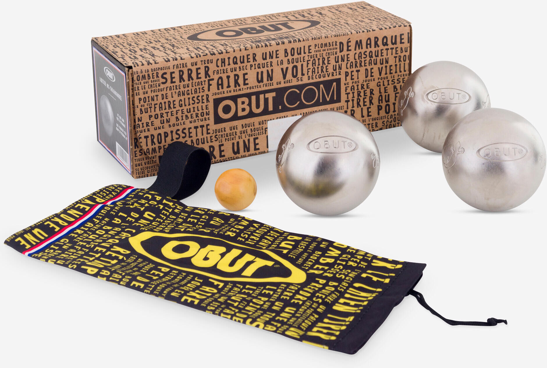 OBUT Bocce pétanque tempo libero inox SALAMANDRE OBUT Bocce pétanque tempo libero inox SALAMANDRE