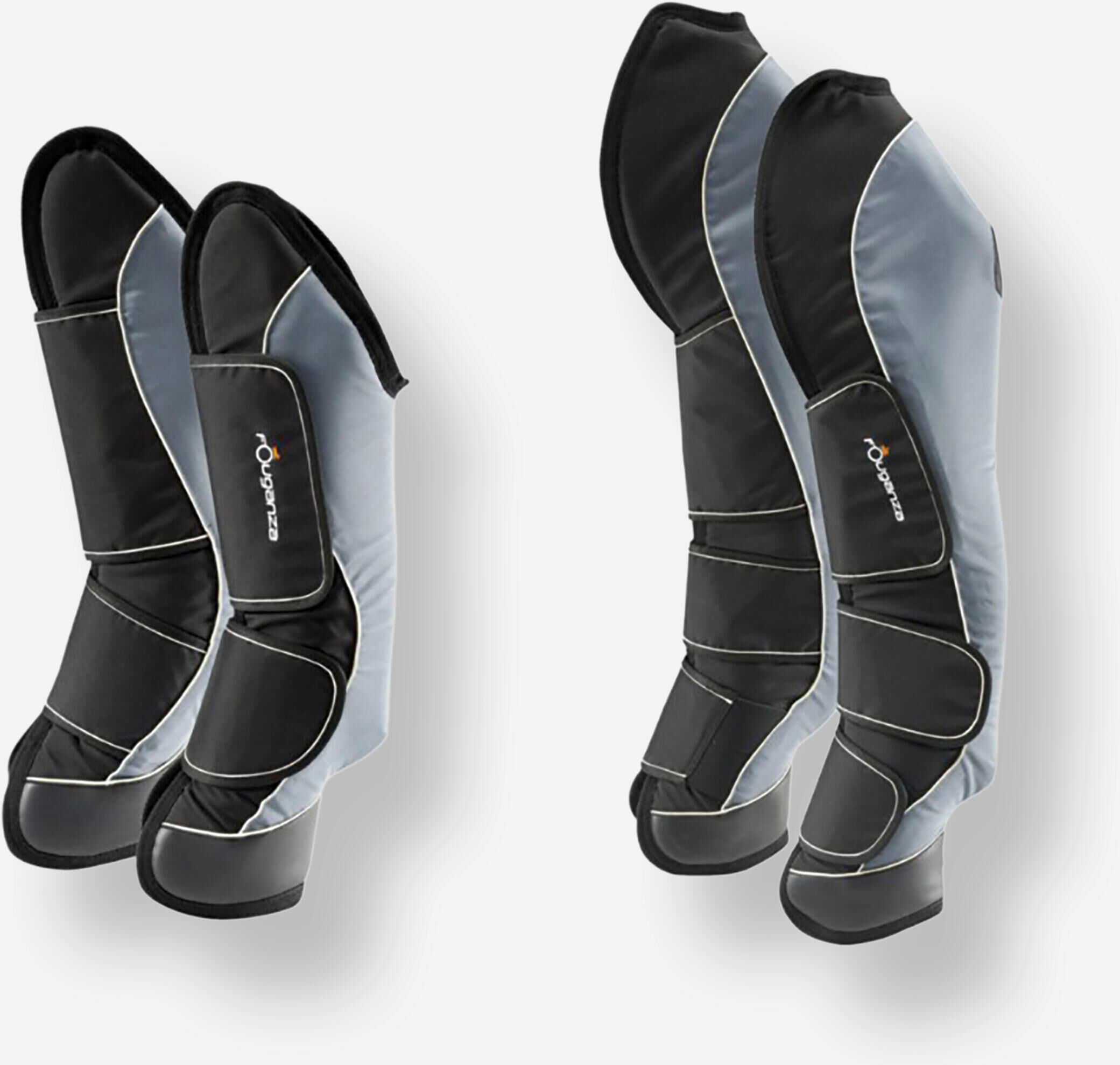 FOUGANZA Paracolpi trasporto equitazione TRAVELLER 500 cavallo nero-grigio FOUGANZA Paracolpi trasporto equitazione TRAVELLER 500 cavallo nero-grigio