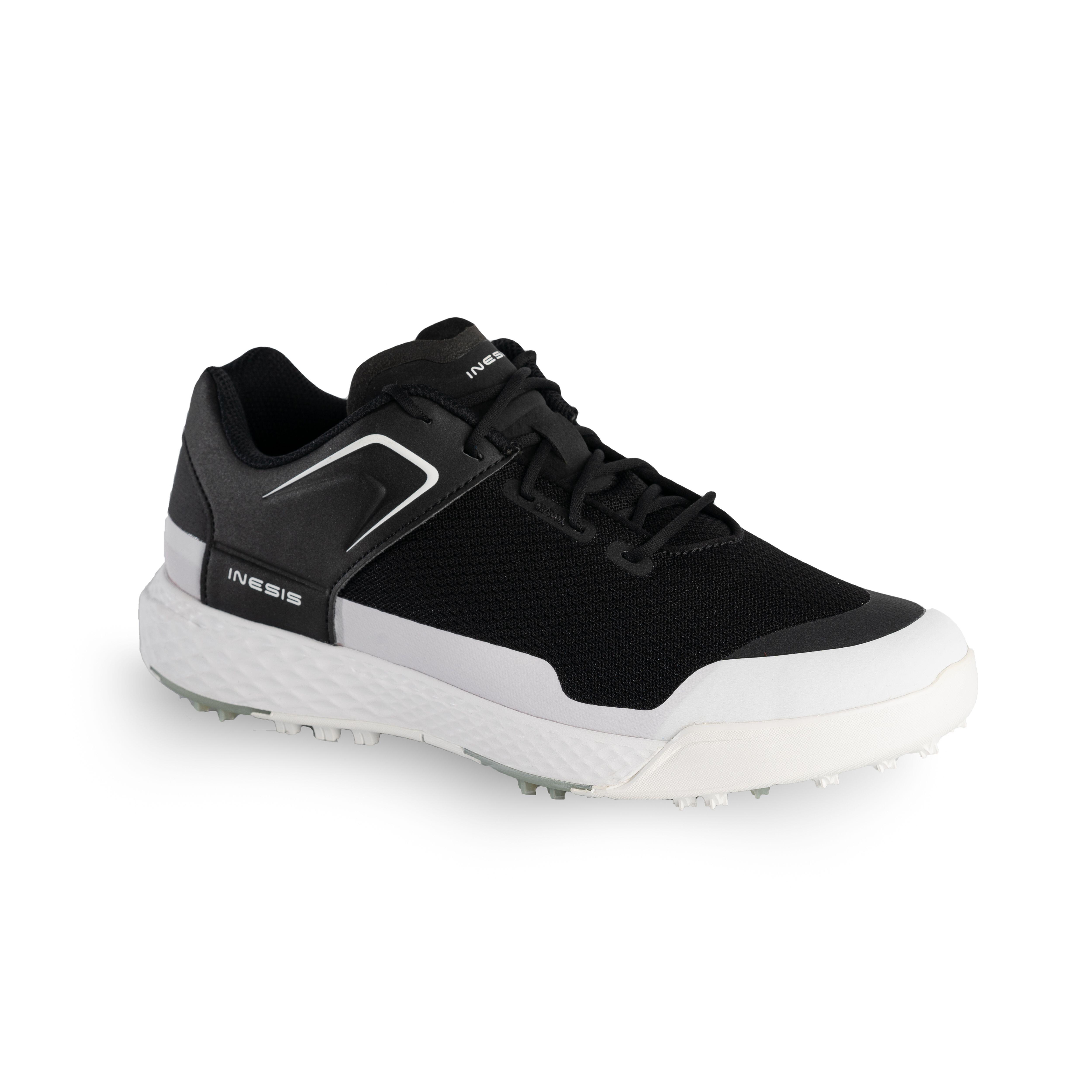 INESIS Decathlon - Scarpe golf uomo GRIP DRY nero-bianco -