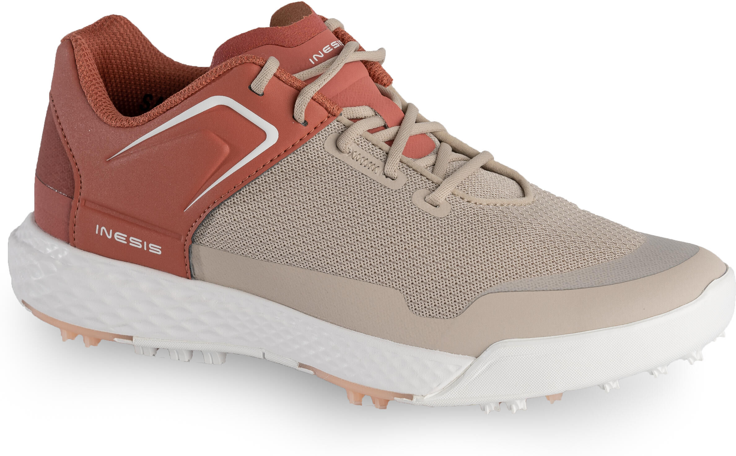 INESIS Decathlon - Scarpe golf donna GRIP DRY beige-terracotta -