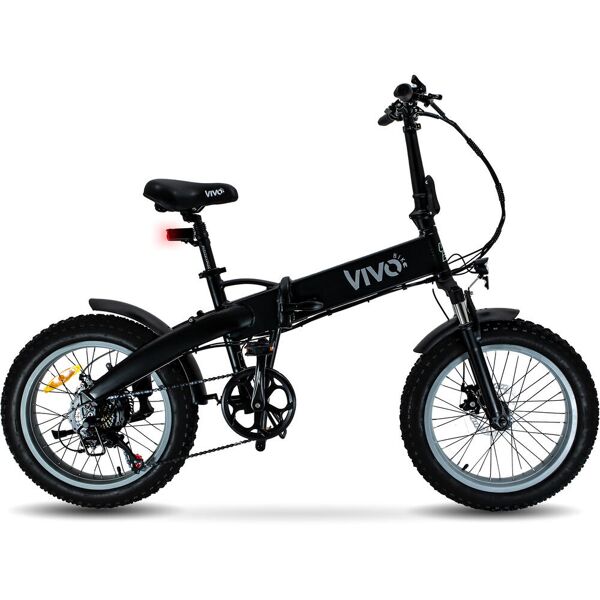 vivobike bici pieghevole elettrica a pedalata assistita  vf gr 21 fat bike 20x4