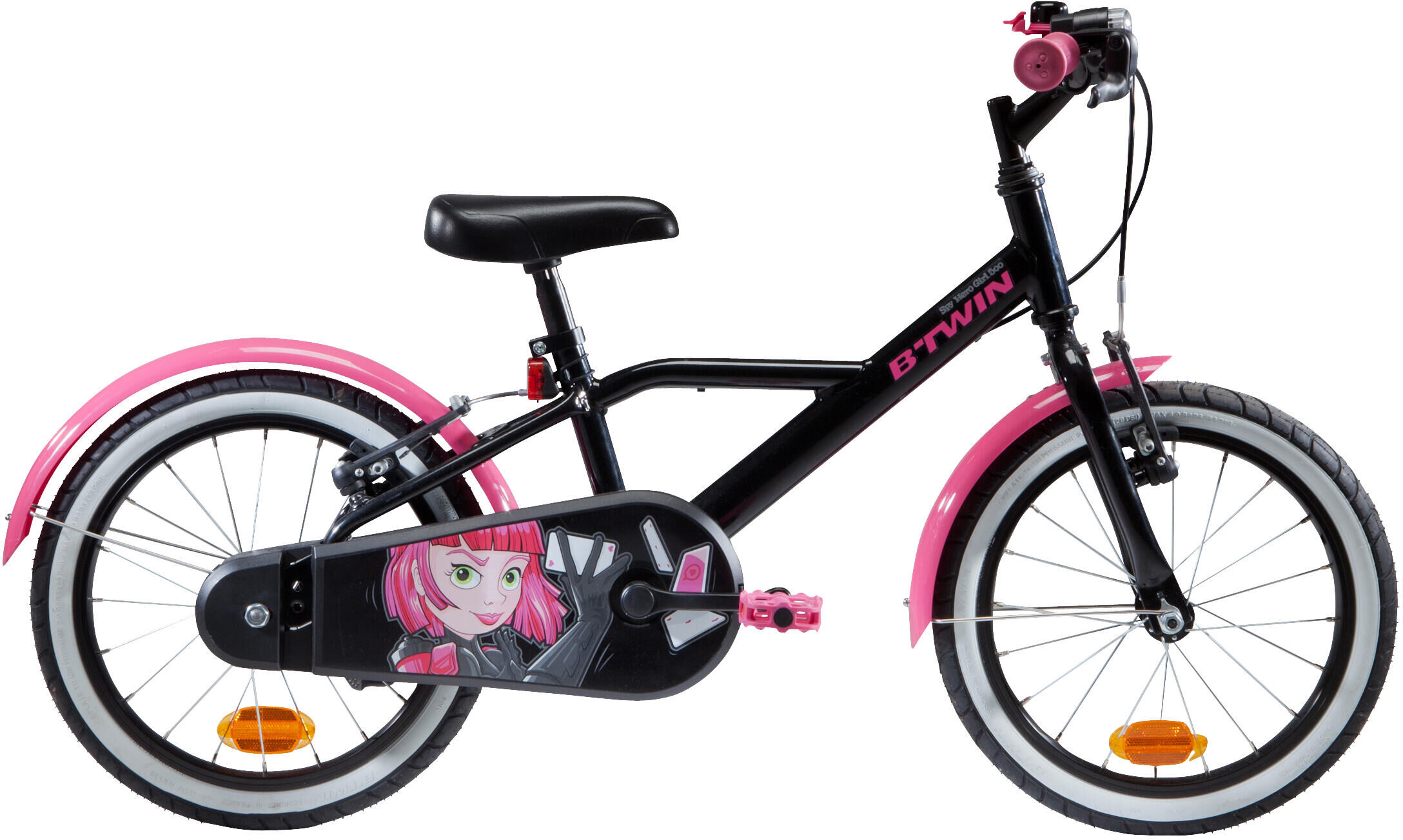 BTWIN Bici bambina 4,5-6 anni 500 SPY HERO 16"