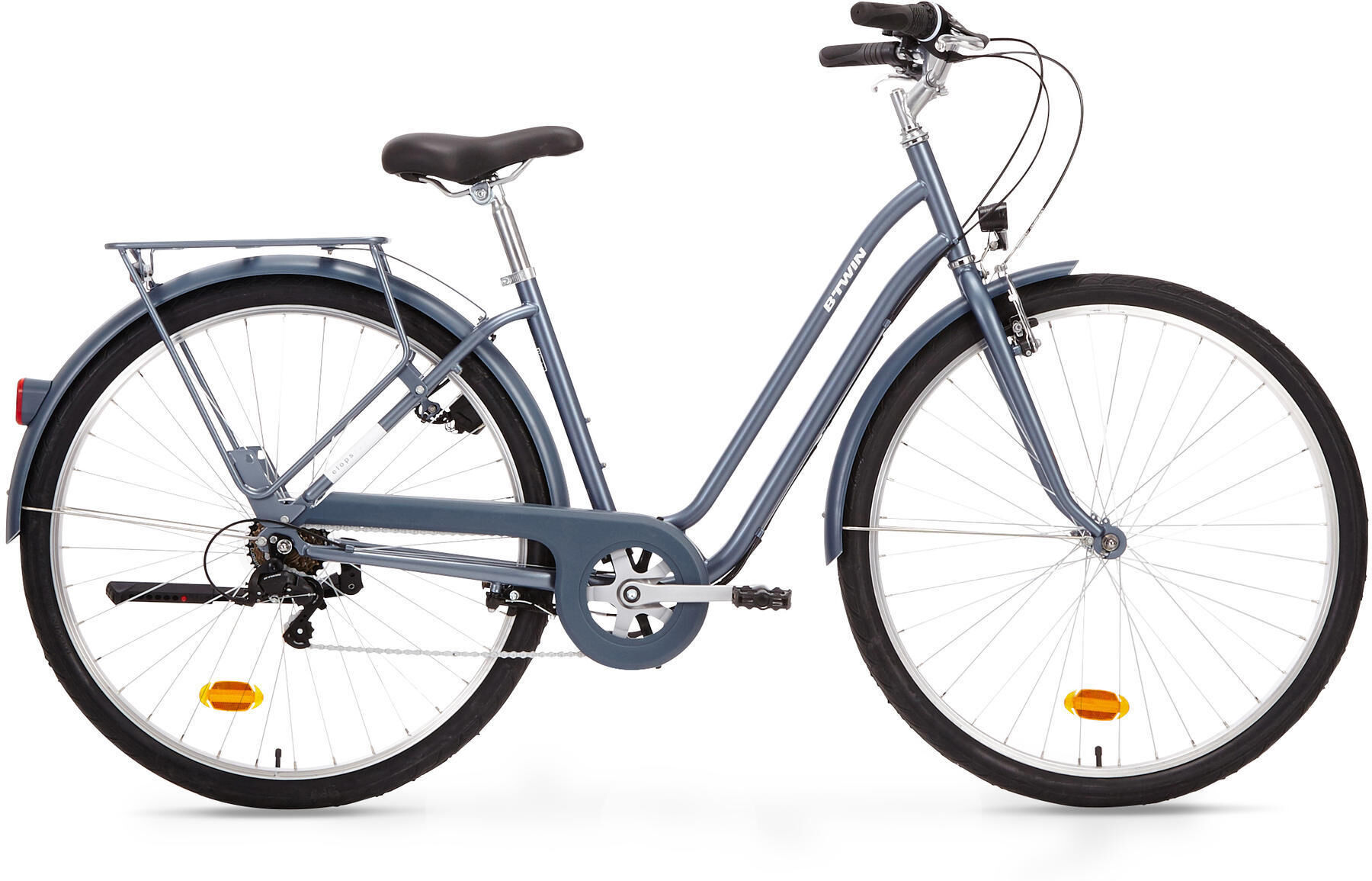 ELOPS Bici città ELOPS 120 telaio basso azzurra ELOPS Bici città ELOPS 120 telaio basso azzurra