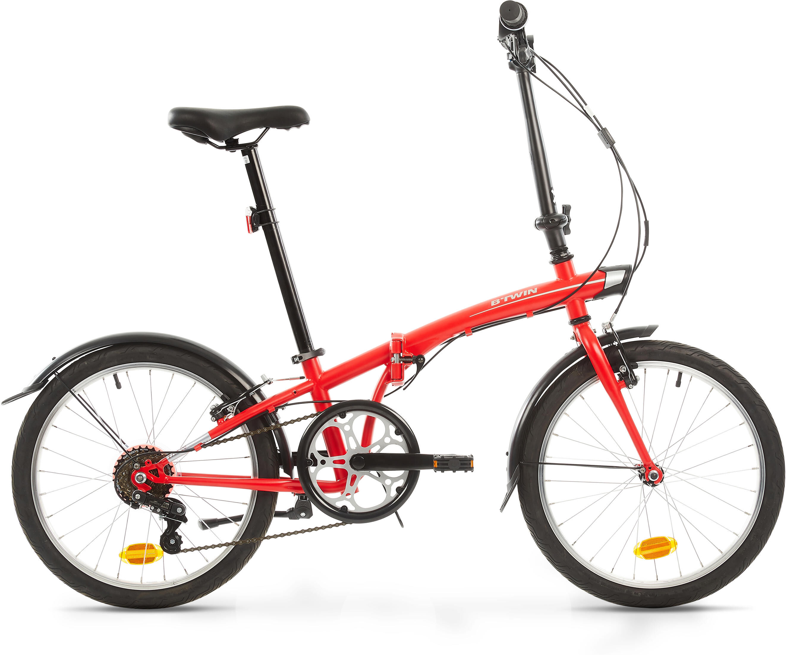 BTWIN Bici pieghevole TILT 120 rossa BTWIN Bici pieghevole TILT 120 rossa