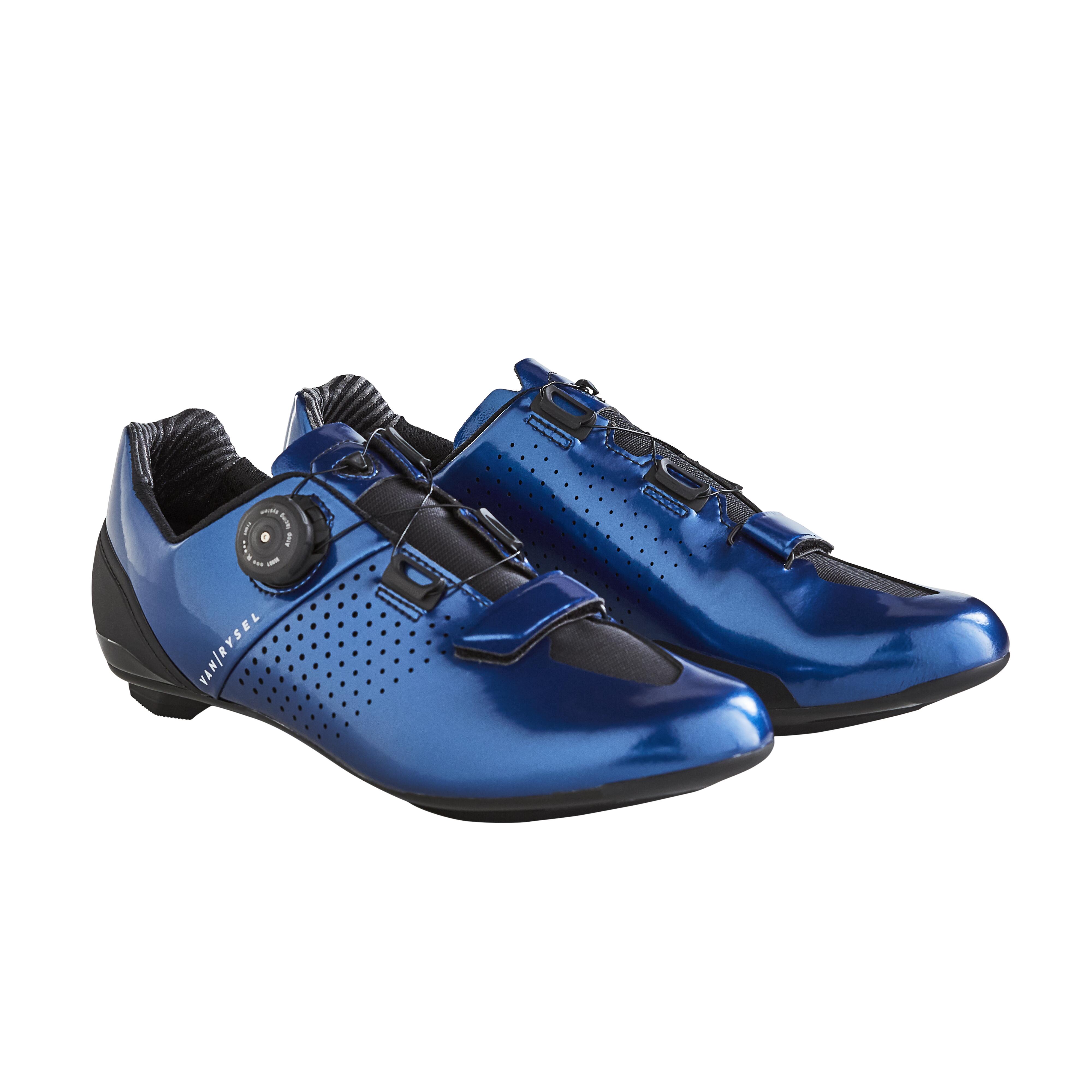 van rysel decathlon - scarpe ciclismo roadr 520 azzurre -