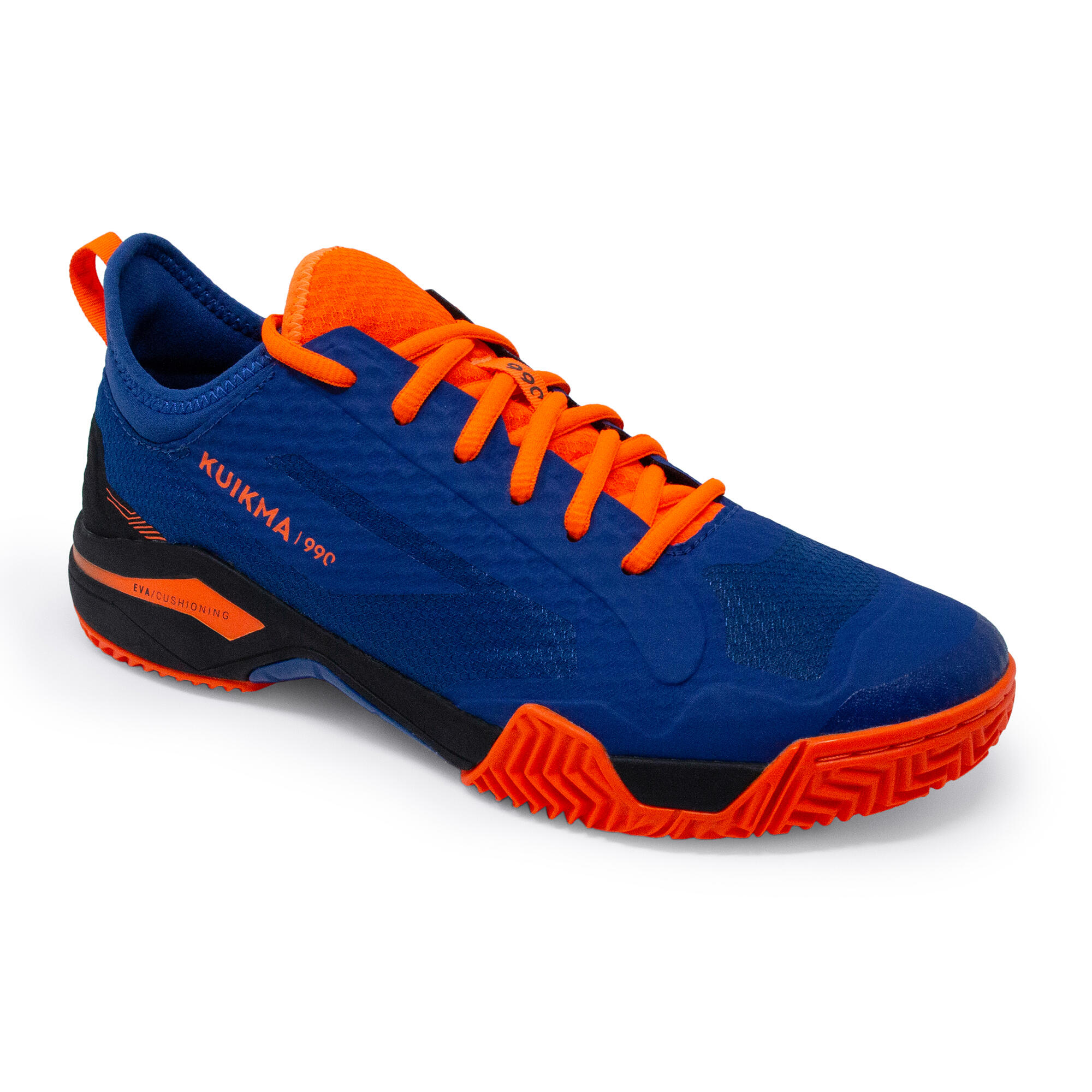 kuikma decathlon - scarpe padel uomo ps 990 dynamic azzurro-arancione -